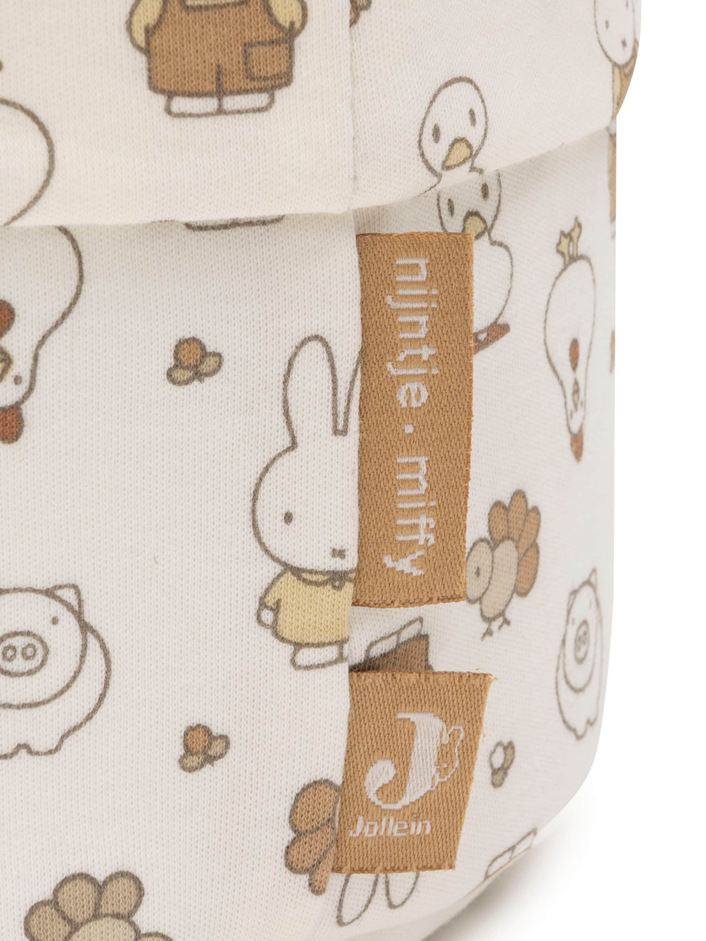 Jollein Box/basket 'Miffy Family Farm' in White