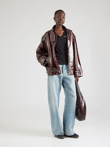 GUESS JEANS Μπλουζάκι σε μαύρο
