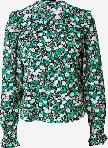 Monki Blouse in Zwart: voorkant