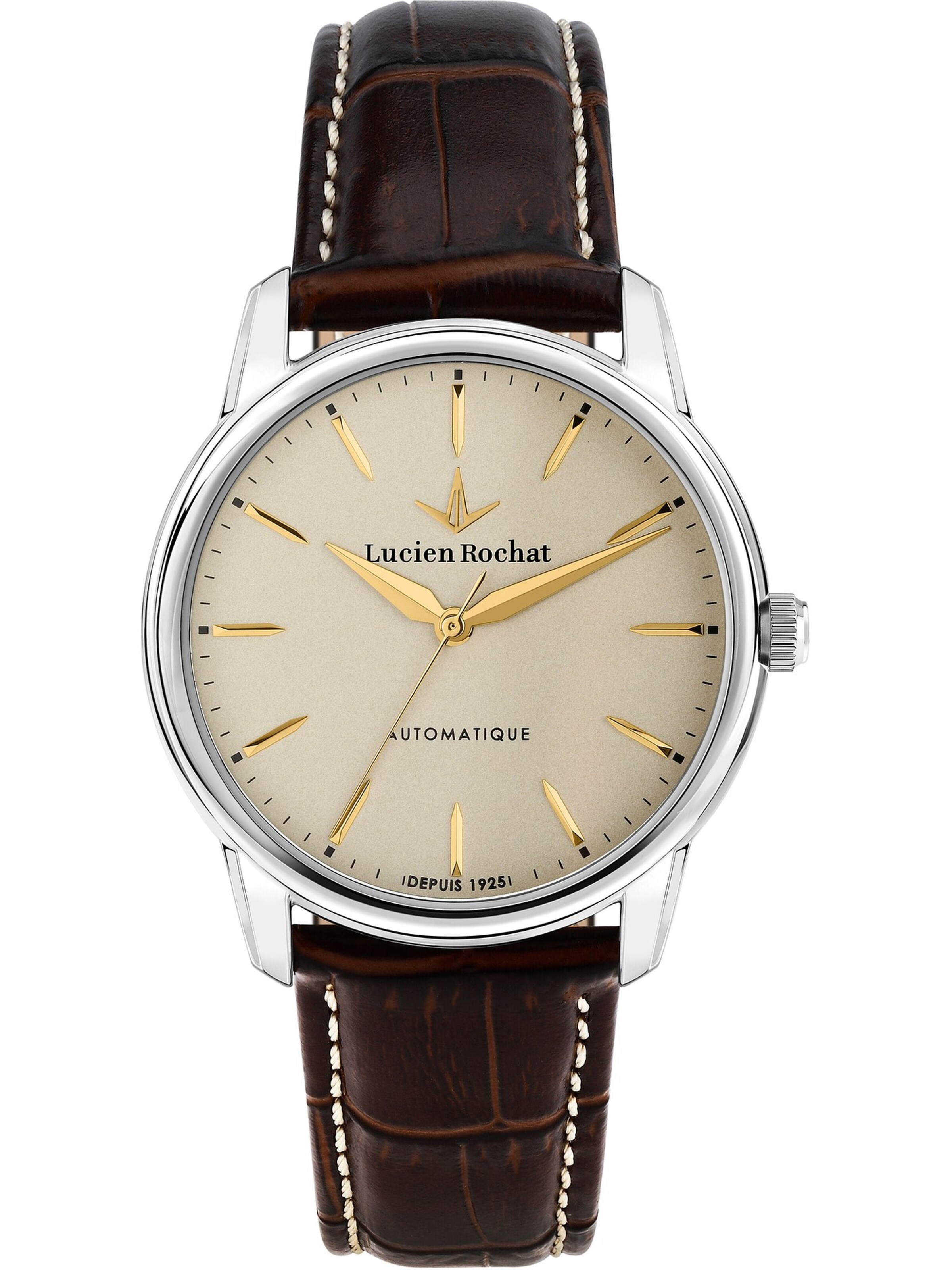 Lucien Rochat Analog Watch in Brown: front