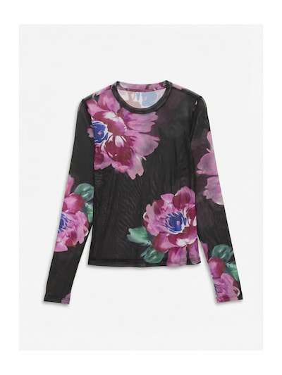 VERO MODA Shirt 'VMASTI' in de kleur Limoen / Pink / Rood / Zwart, Productweergave