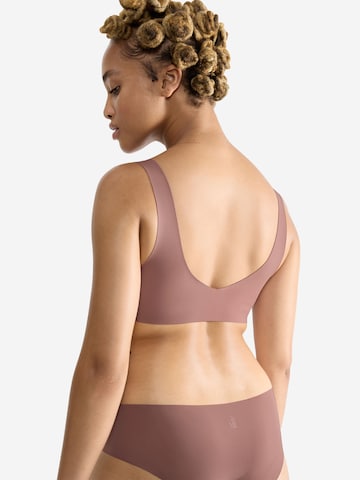 SLOGGI T-shirt Bra ' Blue ZERO Feel 20 ' in Brown