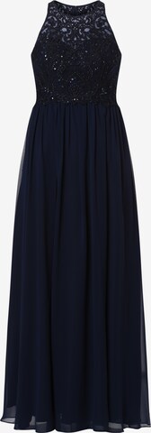 Laona Evening Dress in Blue: front