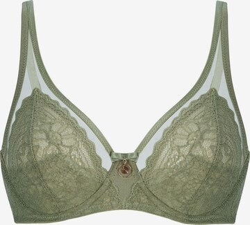 Marc & André T-shirt Bra 'Modern Muse' in Green: front