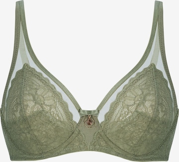 Marc & André T-shirt Bra 'Modern Muse' in Green: front