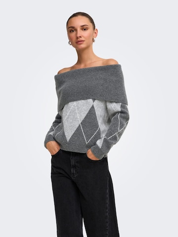 ONLY - Jersey 'Alivia' en gris