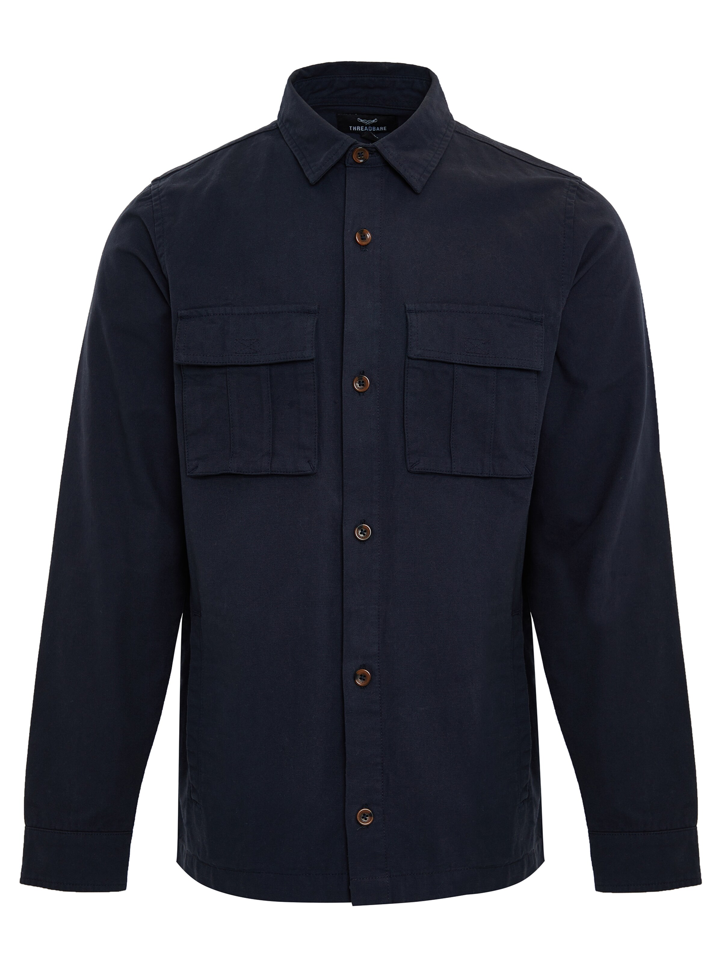 Threadbare Regular fit Between-Season Jacket in Blue: front