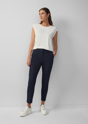 Effilé Pantalon à plis s.Oliver BLACK LABEL en bleu