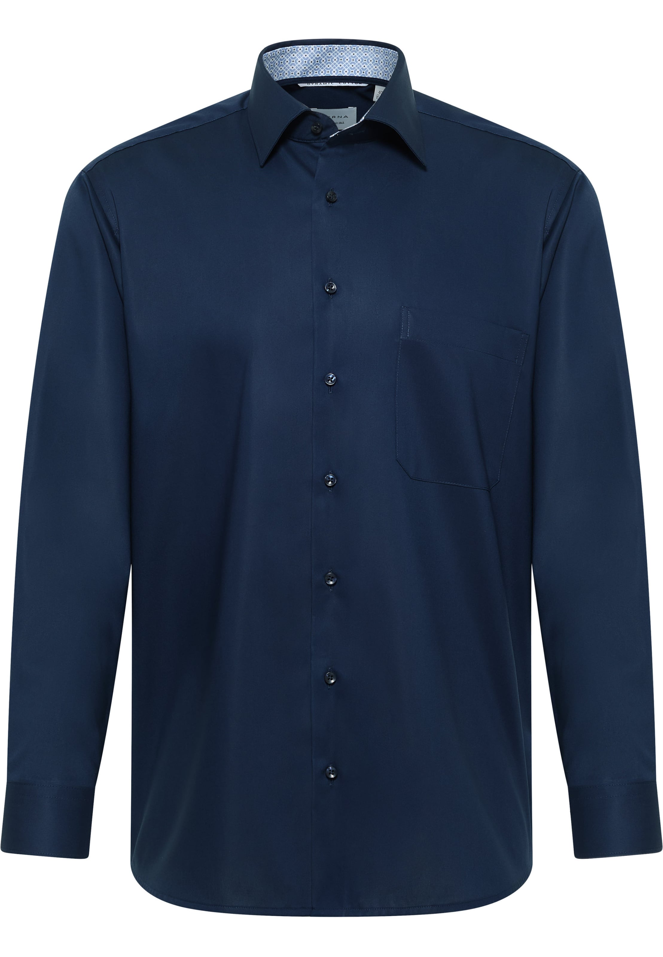 ETERNA Comfort Fit Hemd in Blau: Vorderseite