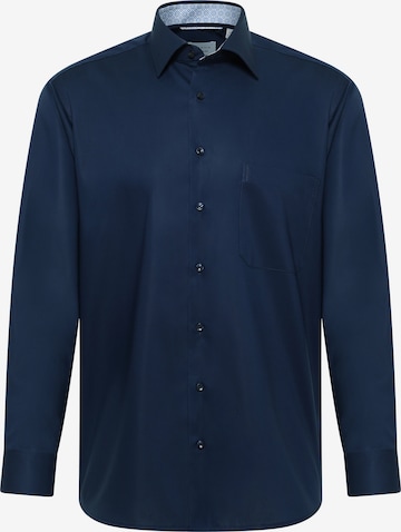 ETERNA Comfort Fit Hemd in Blau: Vorderseite