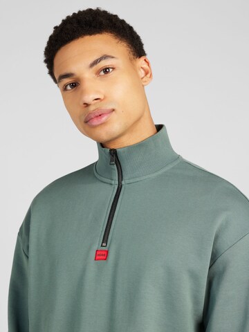 HUGO Sweatshirt 'Durty' in Green