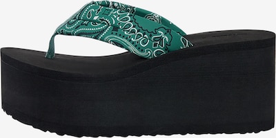 Pull&Bear Japanke u svijetlozelena / tamno zelena / bijela, Pregled proizvoda