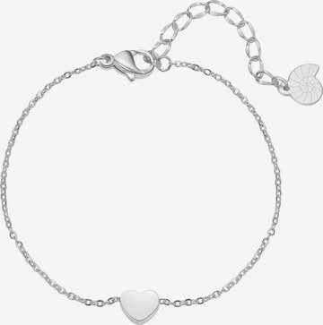 Hey Happiness Bracelet 'Tender' in Silver: front