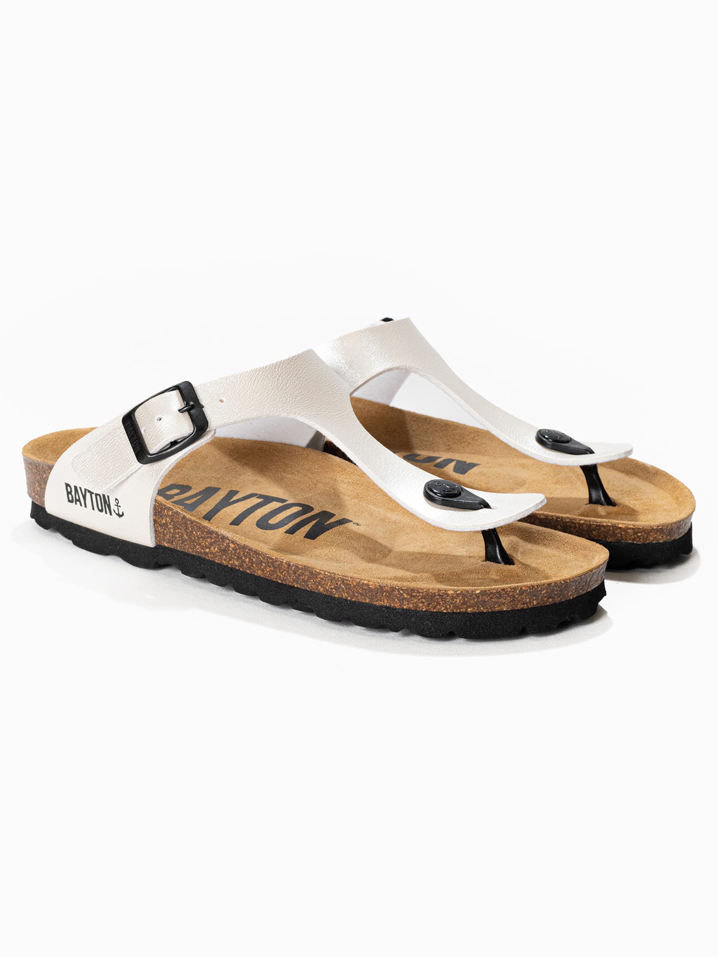 Tongs 'MERCURE' Bayton en argent