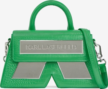 Karl Lagerfeld Schoudertas ' IKON' in Groen: voorkant