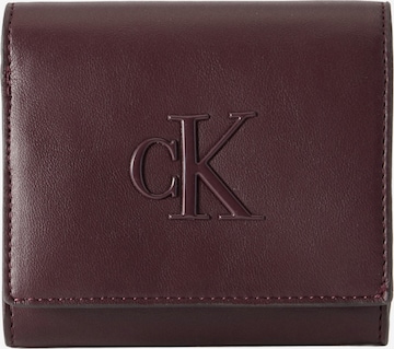Calvin Klein Wallet 'BOLD' in Red: front