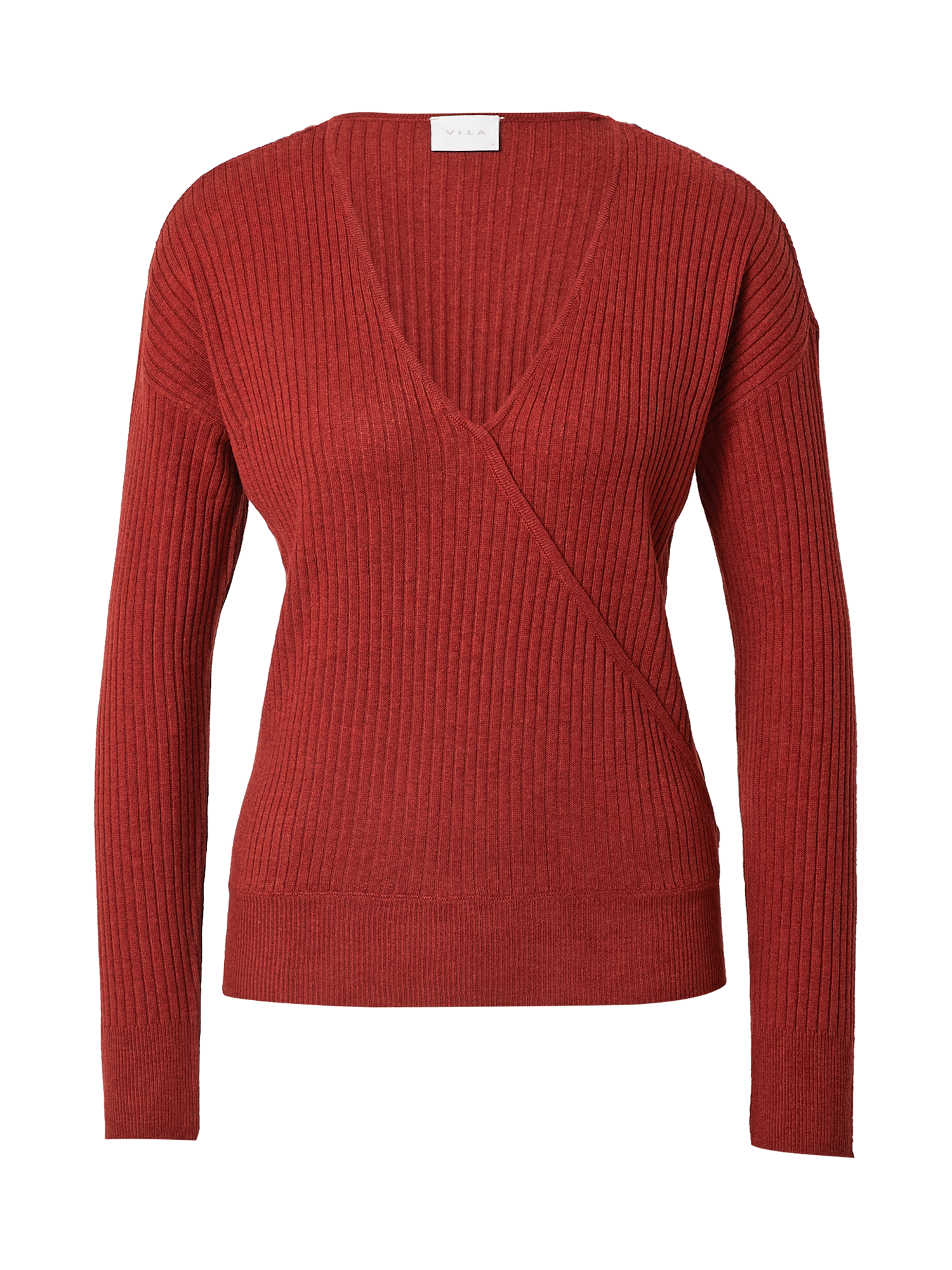 Odzież YSXHy VILA Sweter GRADE w kolorze Ciemnoczerwonym 