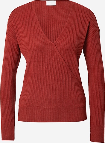 VILA Sweater 'GRADE' in Red: front