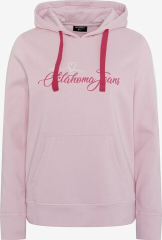 Oklahoma Jeans Sweatshirt in Pink: predná strana