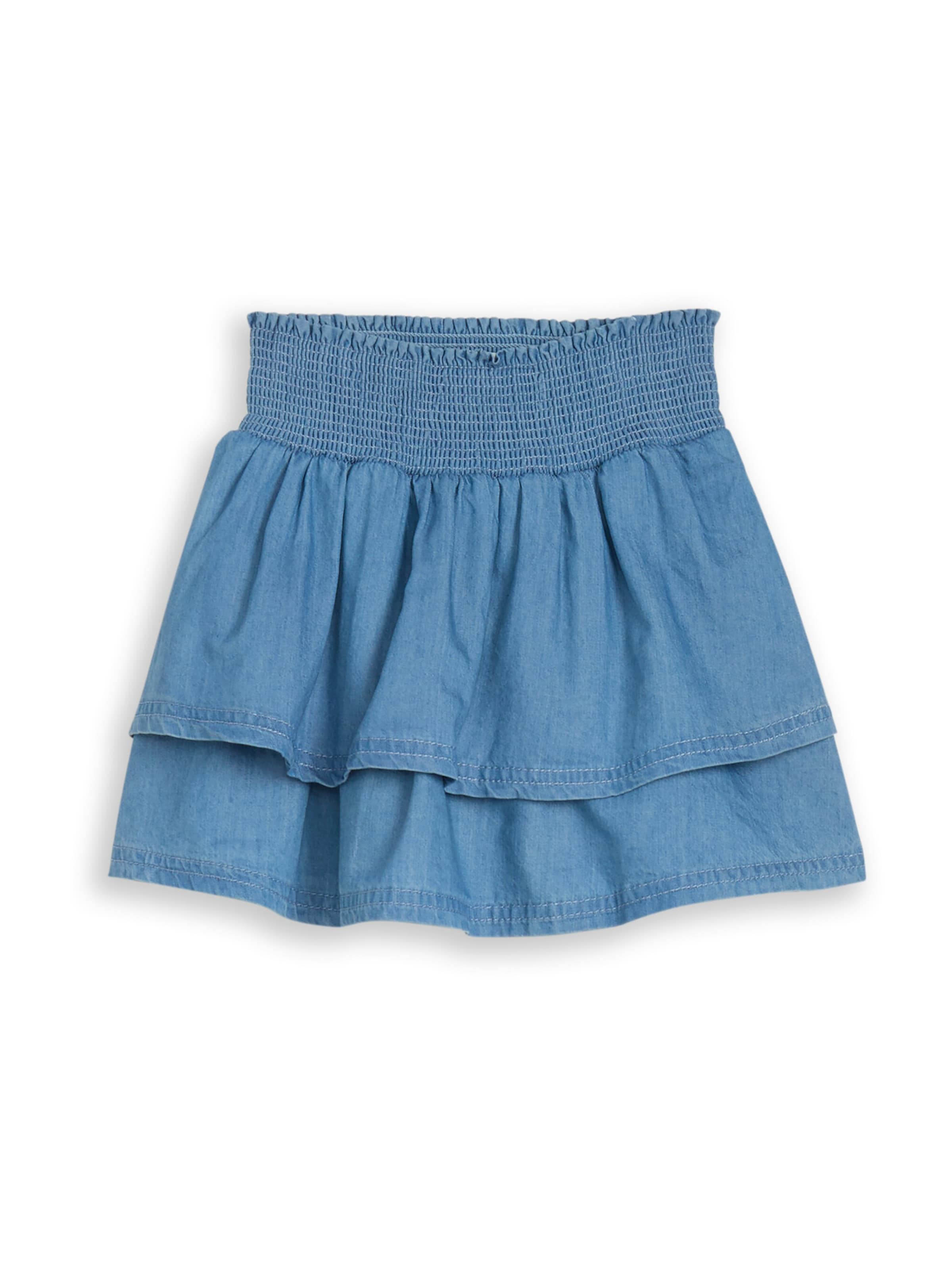 Jupe TOM TAILOR en bleu : devant