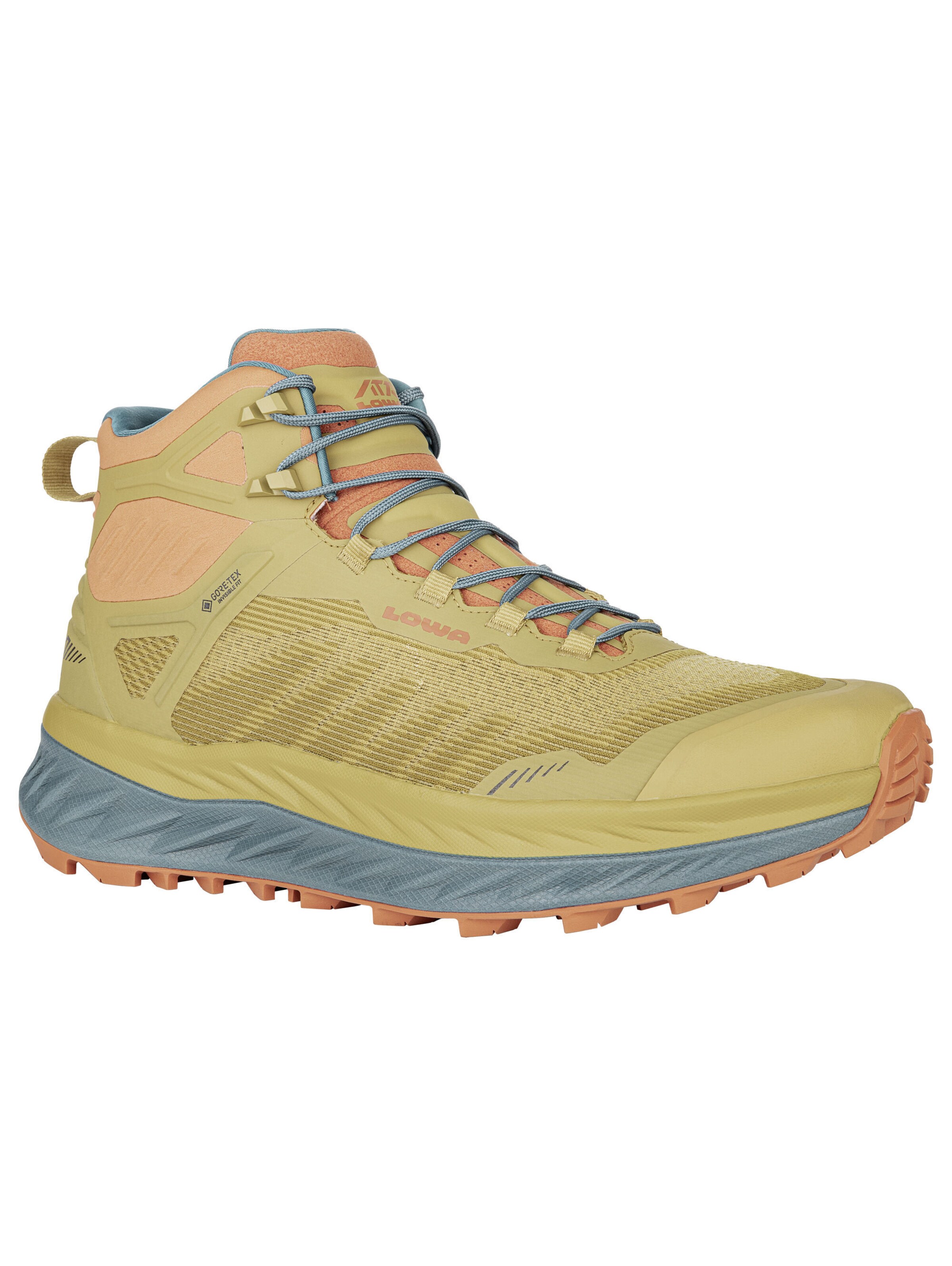 LOWA Laufschuh 'Fortux GTX' in Gold: Vorderseite