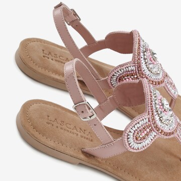 LASCANA Teenslipper in Roze