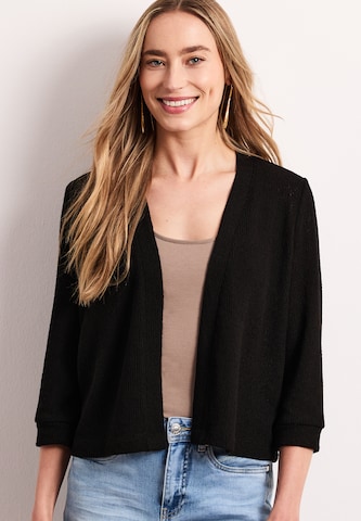 STREET ONE Strickjacke in Schwarz: Vorderseite