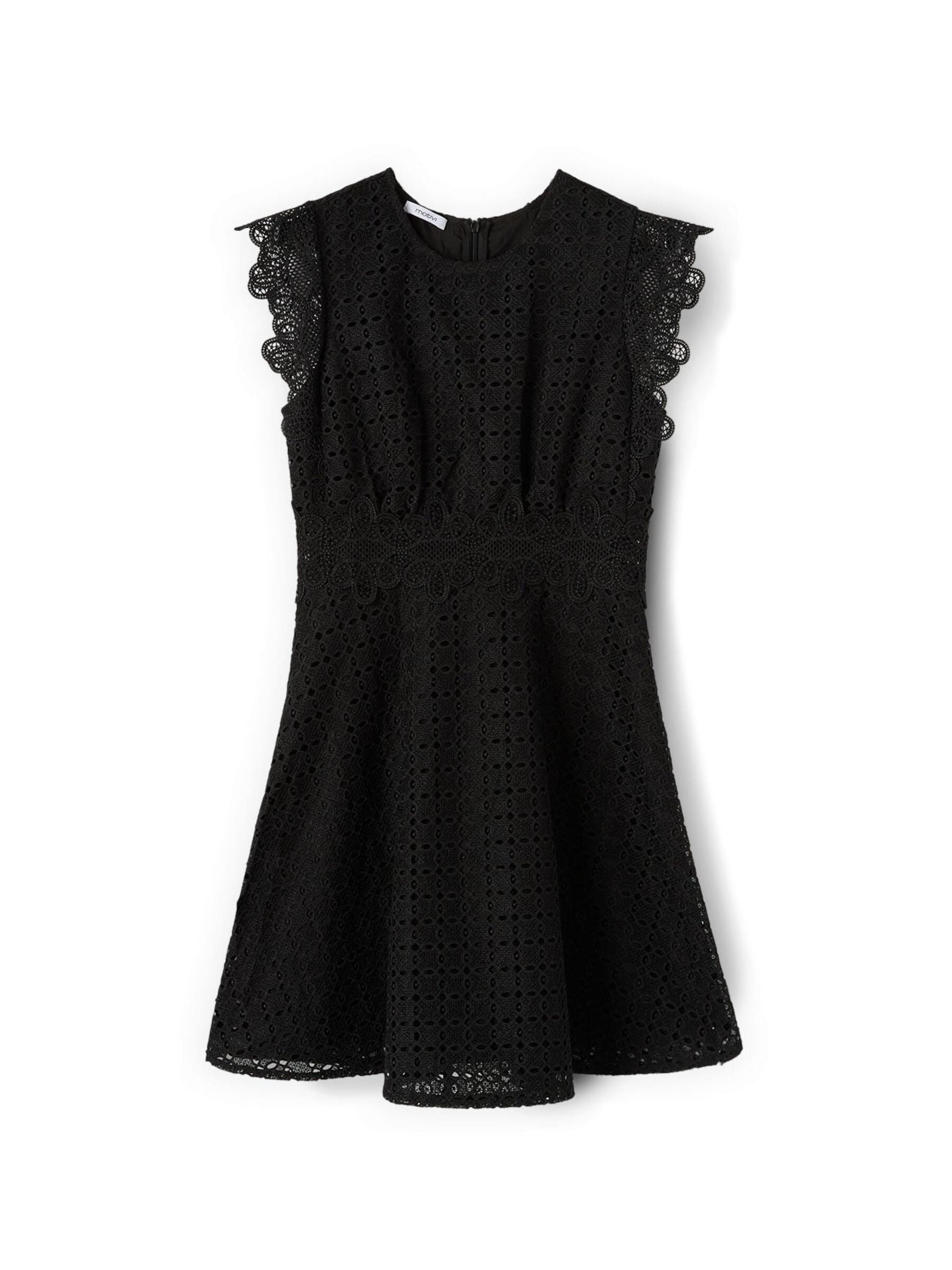 MOTIVI Dress in Black: front