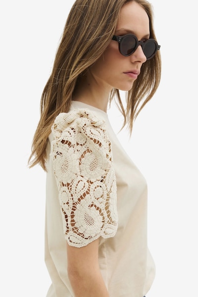 No Matter What Shirt in creme, Produktansicht