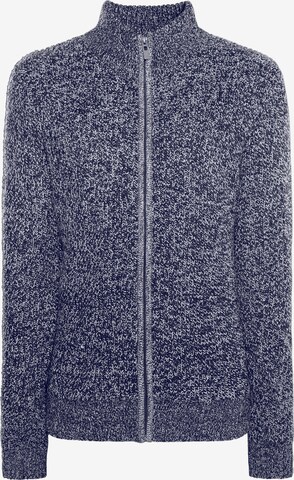 ICEBOUND Knit Cardigan in Blue: front