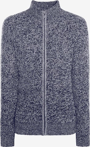 ICEBOUND Gebreid vest in Blauw: voorkant