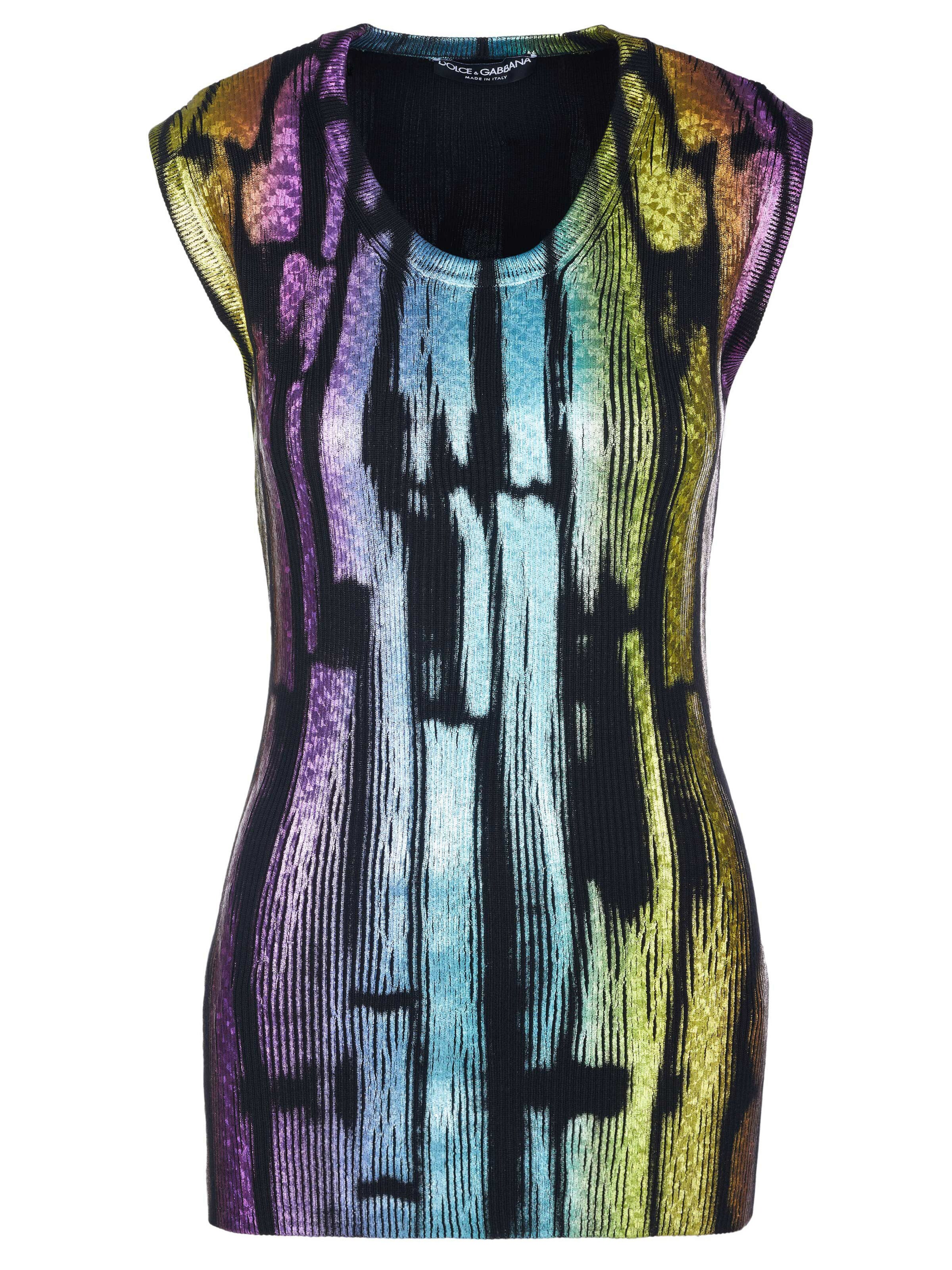 DOLCE & GABBANA Top in Mischfarben: Vorderseite