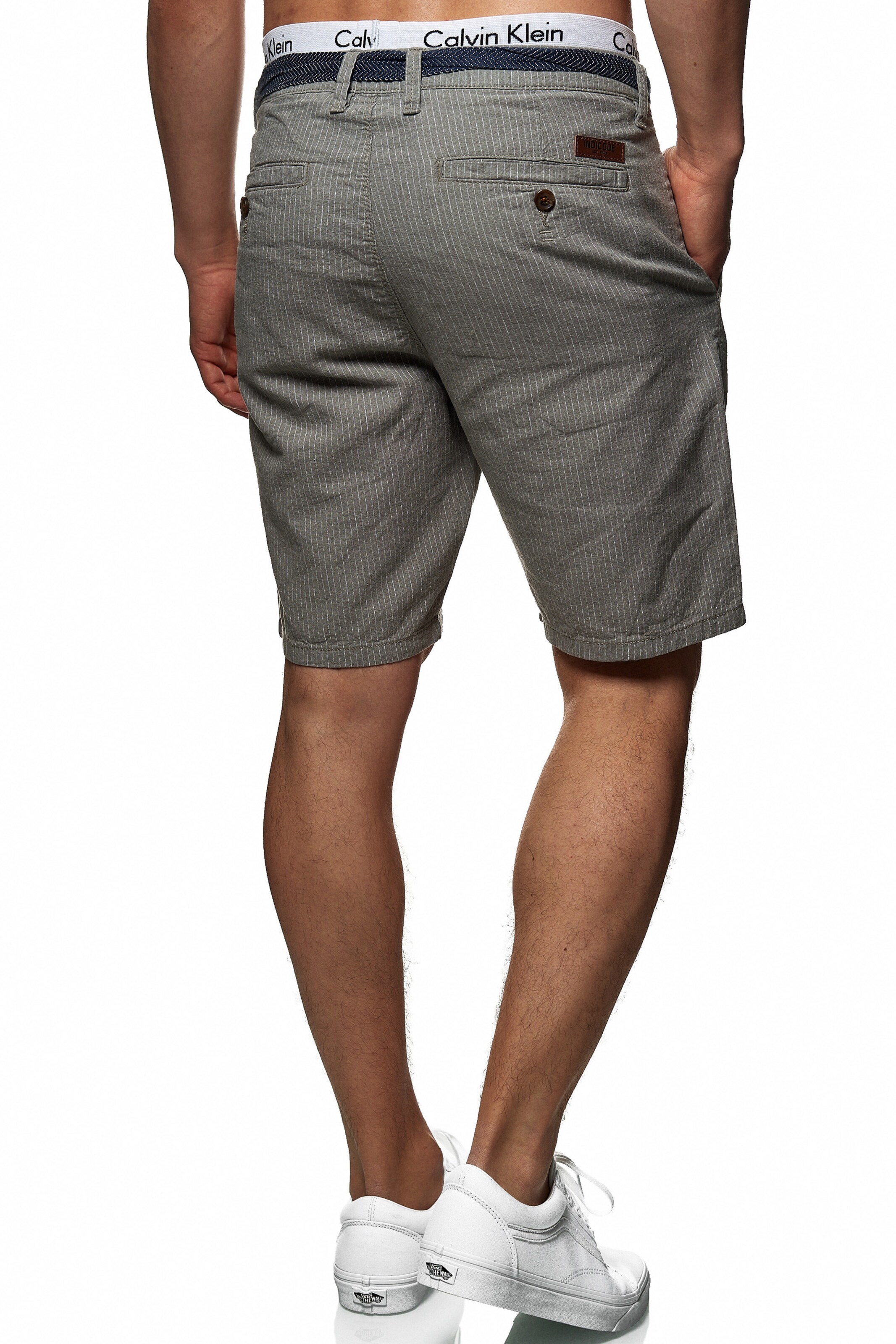 INDICODE JEANS Regular Chino trousers in Grey