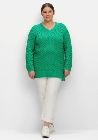 SHEEGO Пуловер в зелено