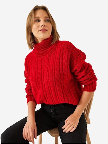 Bianco Lucci Sweter w kolorze czerwony