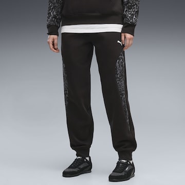Regular Pantalon de sport PUMA en noir : devant