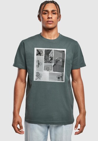 Mister Tee Shirt 'Hoop Life' in Green: front