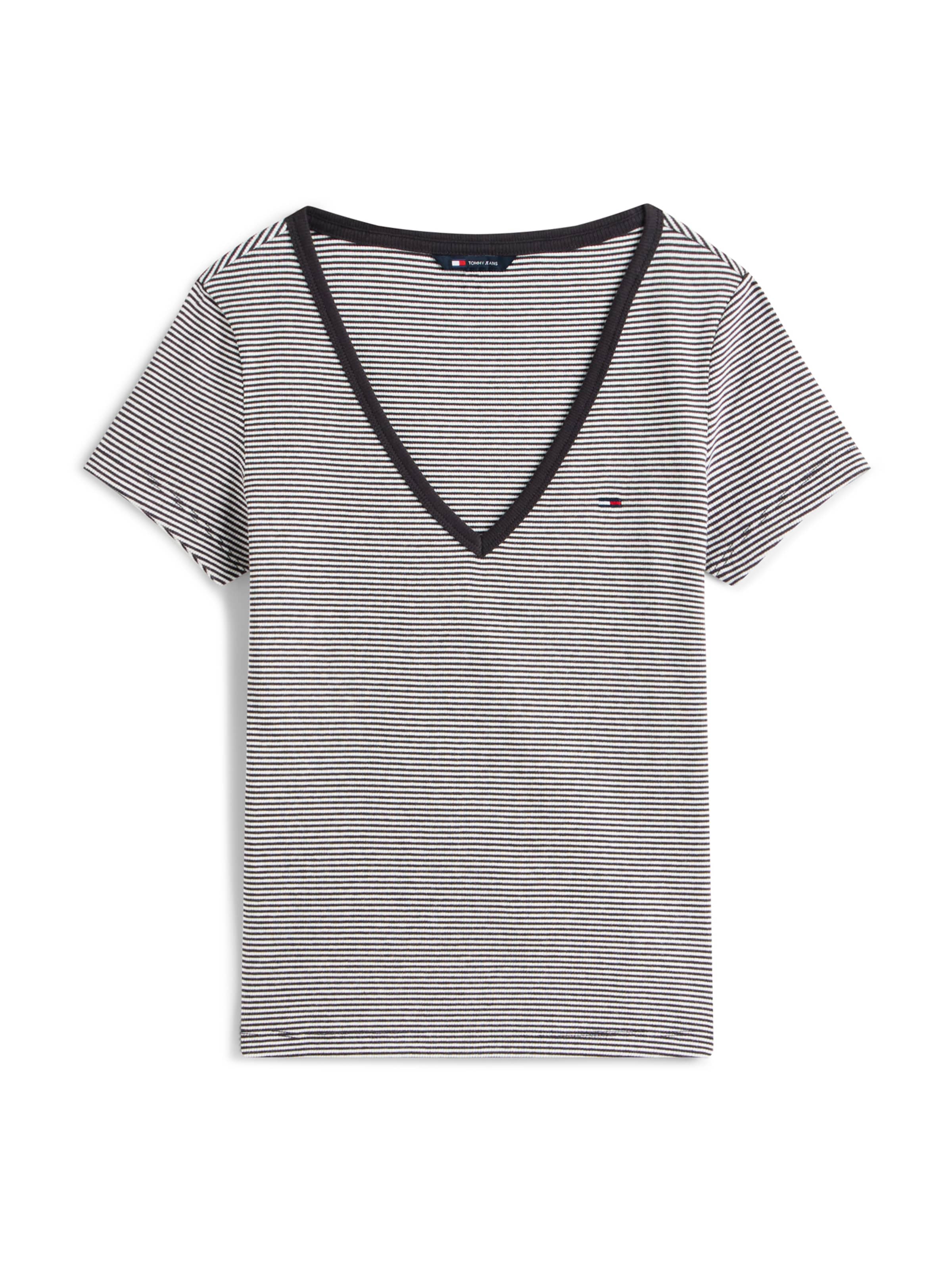 Maglietta 'ESSENTIAL' di Tommy Jeans in nero: frontale