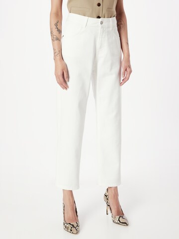 Sisley Regular Jeans in Wit: voorkant