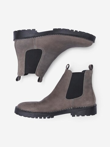 Chelsea Boots 'Ricky' SELECTED HOMME en gris