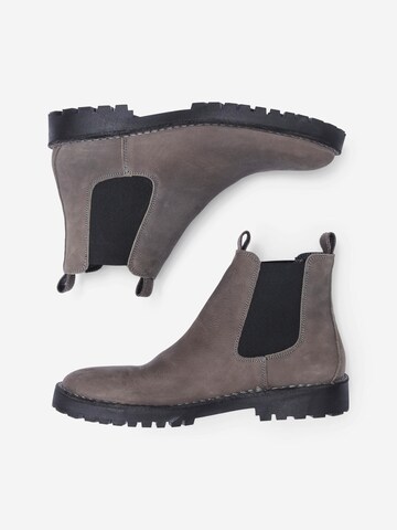 SELECTED HOMME Chelsea Boots 'Ricky' in Grey