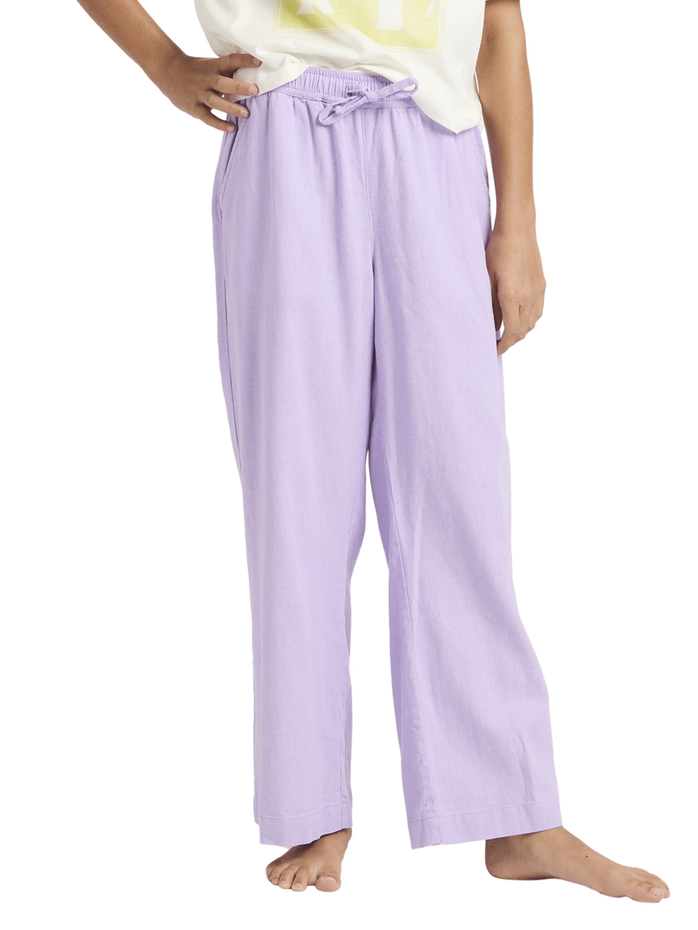 ROXY Wide Leg Hose 'Lekeitio Break' in Lila: Vorderseite