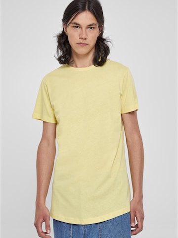 Urban Classics - Camisa em amarelo: frente