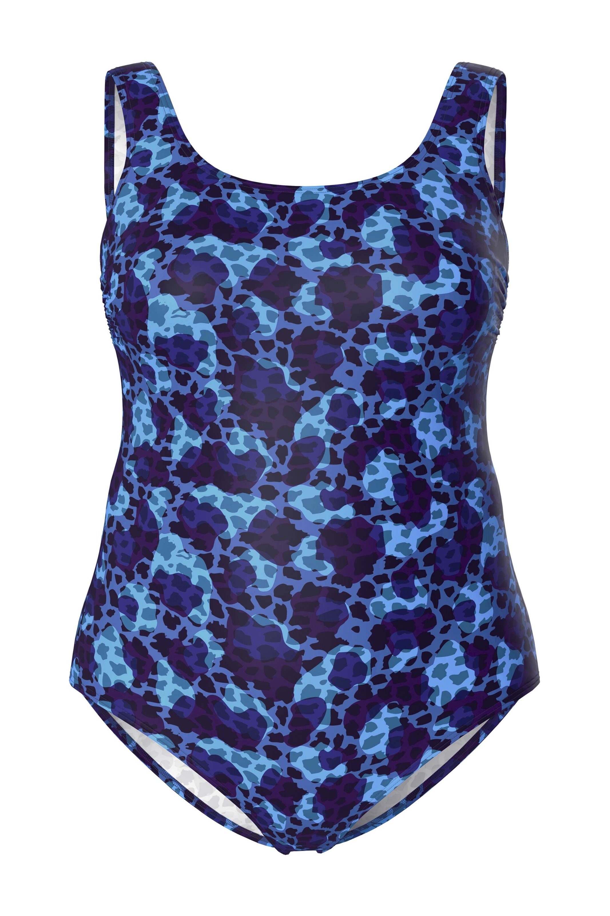 Bustier Maillot de bain Ulla Popken en bleu : devant
