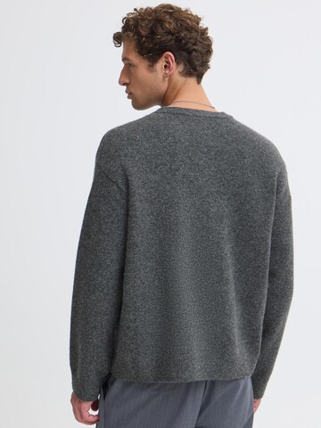 Casual Friday - Casaco de malha 'CFAiko Knit' em cinzento