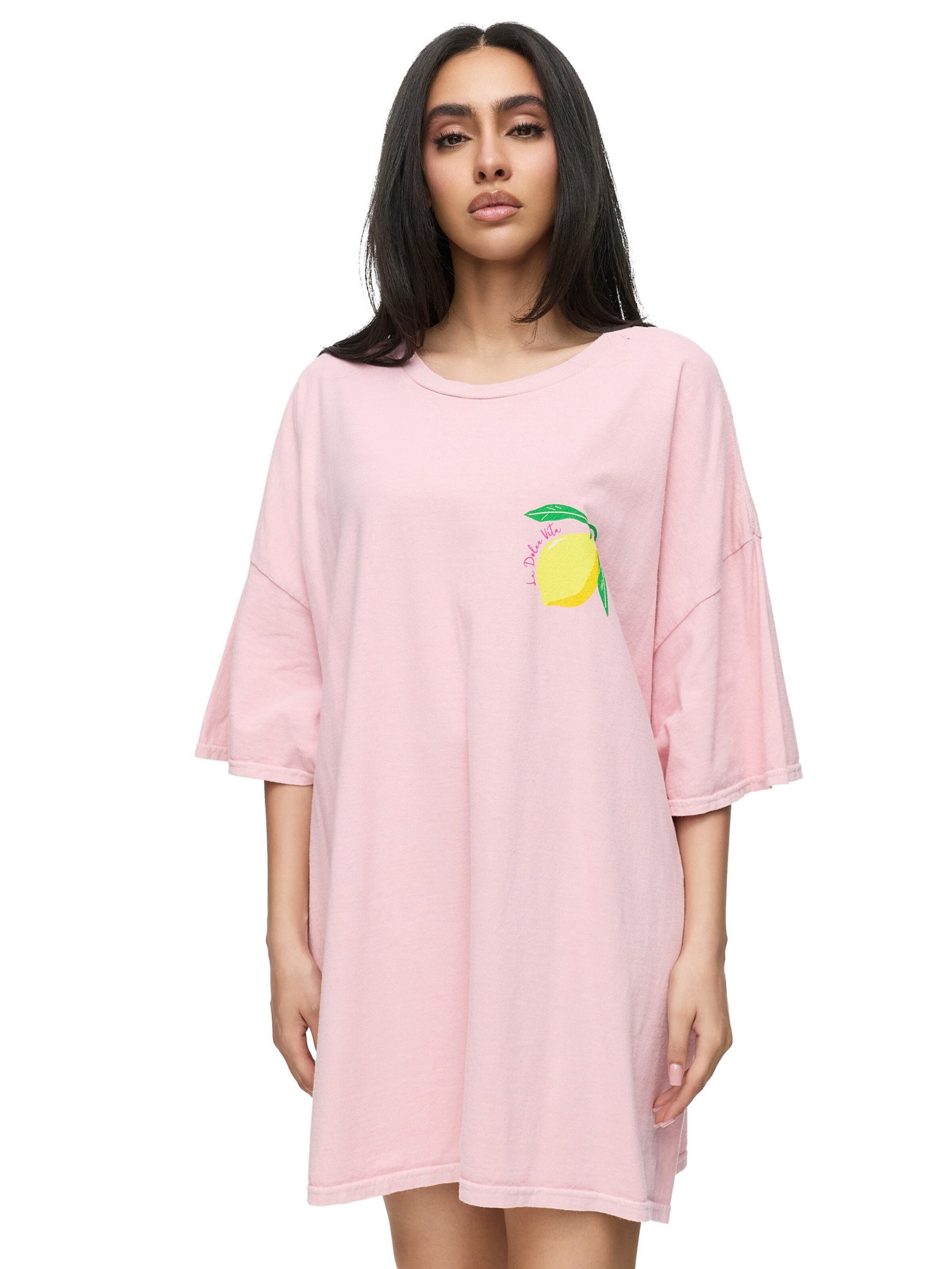 Worldclassca Oversizeshirt 'Limon Cello'‌‌‌‌‌‌‌‌ in Pink