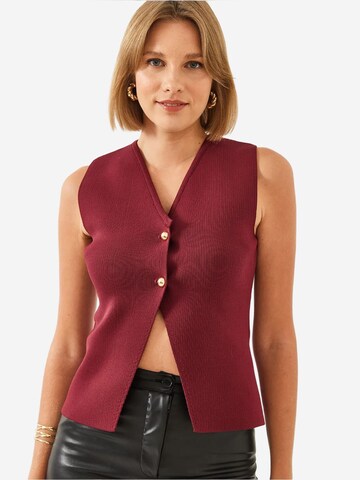 Gilet Bianco Lucci en rouge