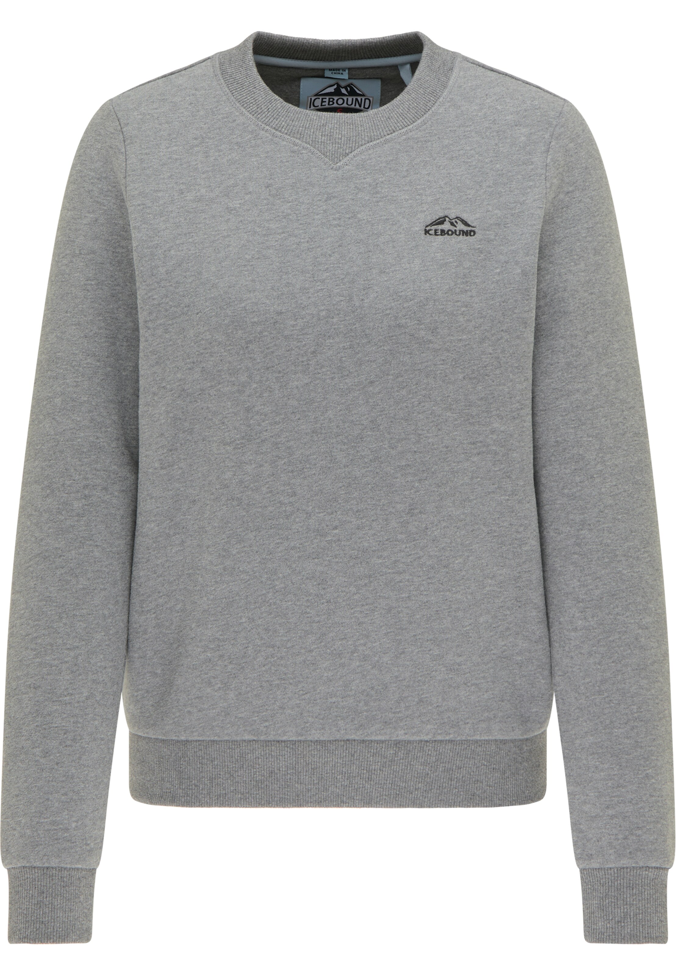 ICEBOUND Sweatshirt in Grijs: voorkant
