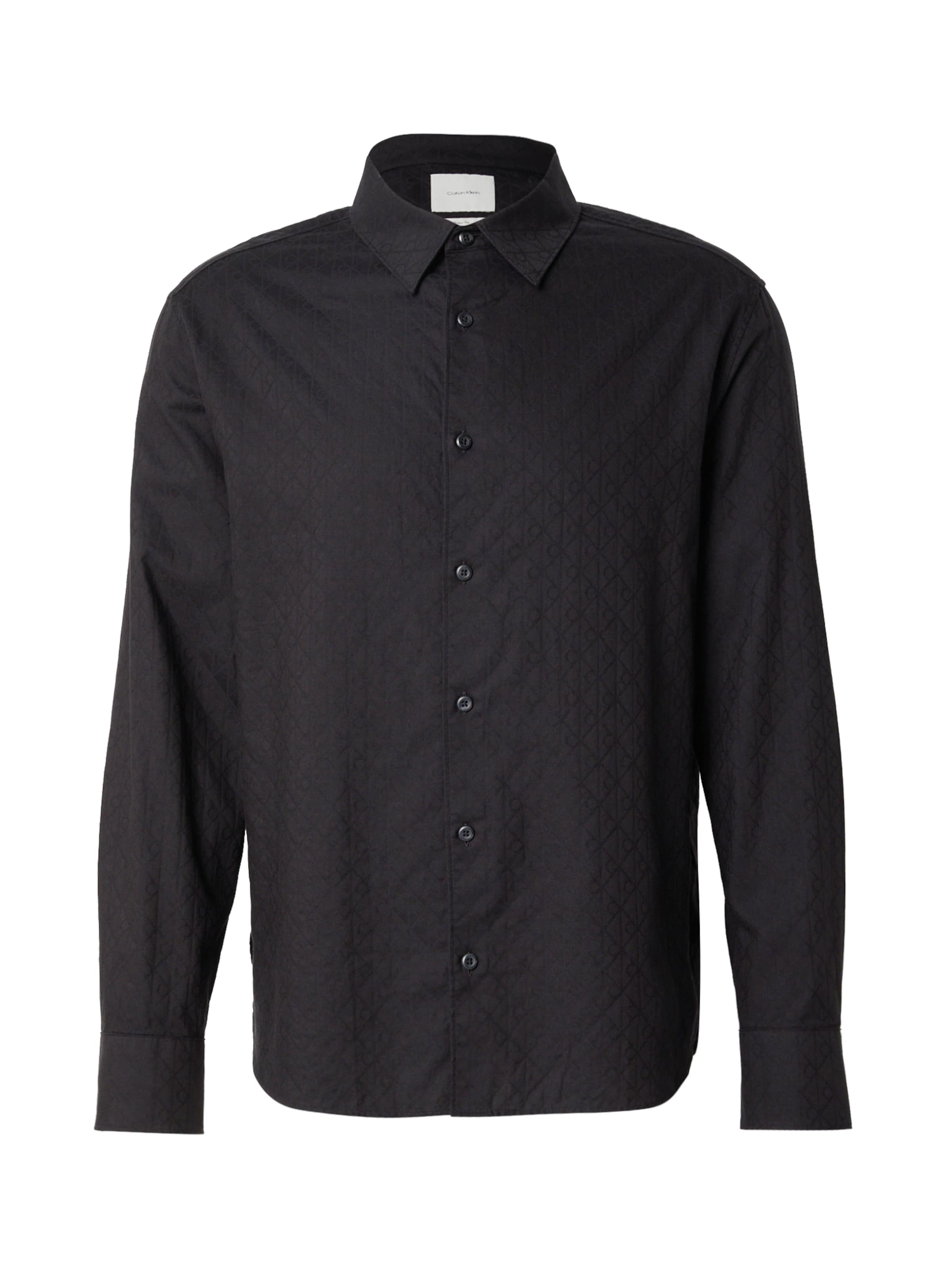 Calvin Klein Mugav suurus Triiksärk, värv must: eest vaates