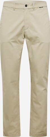 Slimfit Pantaloni eleganți de la Calvin Klein pe bej: față